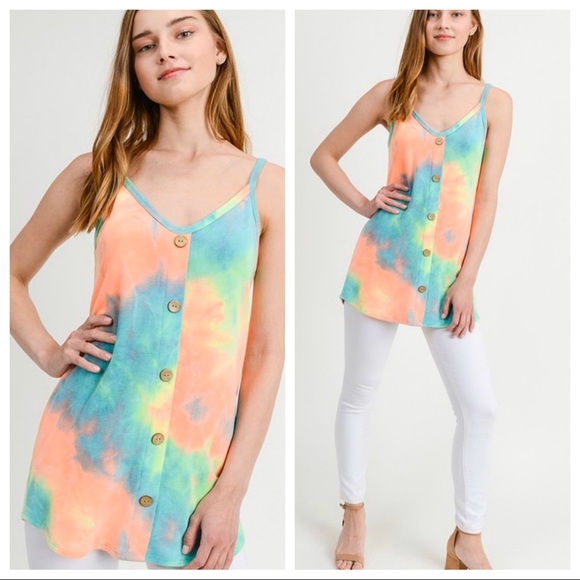 NEW! Tie Dye Tank Top! - Picture 1 of 7